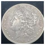1898 Morgan Silver Dollar, .86 oz Troy