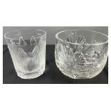 Lalique Crystal 'Femmes Antiques' tumbler & Maple