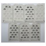 68 Mercury Silver dimes in vintage dime savers,