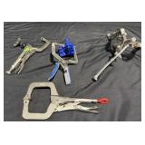 4- Assorted Metal Clamps