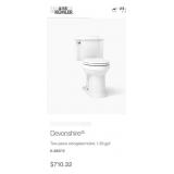 Kohler Devonshire style elongated toilet and tank