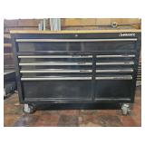 Husky 9 Drawer Rolling Work Bench w/ power strip.