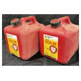 2- Empty Midwest Can 2-Gallon Gasoline Jugs