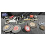 Grinder Wheels, scrapers
