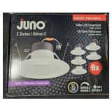 Juno E Series LED Downlight. 6 count. Not tested
