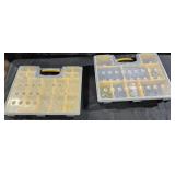 2- Plastic Organizers. One filled with nails
