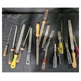 Files and chisels w/ handles