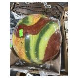 Decorative Glass Ball with Toy Rubber Snakes