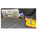 Small Metal Tool Crate with Screws, Bolts,