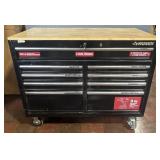 Husky 9 drawer rolling workbench with key and