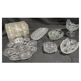 Assorted Lot of Glassware Serving Dishes