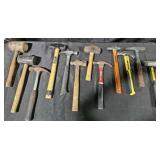 Hammers and Mallets. Husky, Stanley, Masterforce
