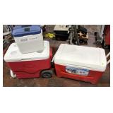 3- Small/Medium Coolers