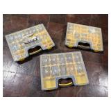 3- StoreHouse Plastic Storage Boxes filled with