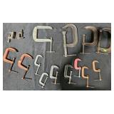 C- Clamps different sizes