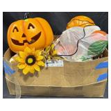 Box of Fall/Halloween Decorations