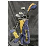 Jr Set Top Flite golf bag and clubs
