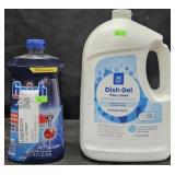 Dish Gel 125oz. F8nish Jet Dry 38oz