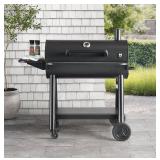 35' Barrel Charcoal Grill w/ Cover,