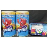 2-5lb 2.5oz Kool-Aid tropical drink mix & 60