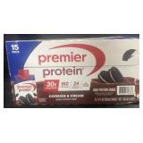 Premier Protein Cookies & Cream 15 pack