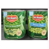 Del Monte cut green beans 101oz. Del Monte Sweet