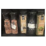 2 Himalayan pink salt 14.3 oz each, Whole black