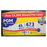 POM Toilet paper 45 rolls