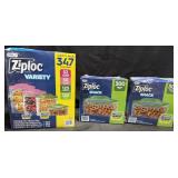 347ct. Box of Ziploc Variety Bags