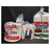100ct. Bag of Hefty Supreme Oval Platters