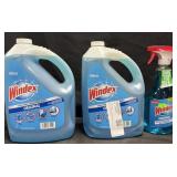 2- 1 Gallon Jugs + 32fl.oz. Bottle of Windex