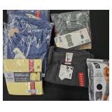 Men's size X-Large shirts, pajama set, shorts and