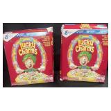 4 boxes of 2 1lbs bags of Lucky Charms