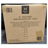 10pc. Prep and Mix Bowl Set, Grey