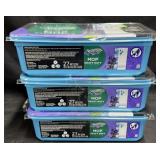 3- 27ct. Containers of Swiffer Mop Heavy Duty Wet