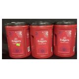 3 Folgers Classic Roast 2 lbs 11.5 oz each