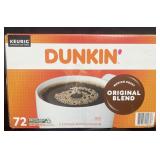 Dunkin' K-cup pods 72 count
