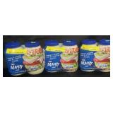 6 Mayonnaise jars 30 fl oz each