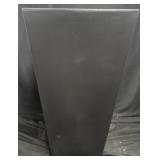 Square Tall Planter onyx black