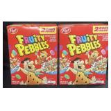 2 boxes of Fruity Pebbles 2lb 6oz each box