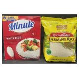 72 oz Minute white rice & 8lb Golden Star Jasmine