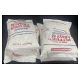6 Country Style Peppered Gravy Mix 1 1/2 lbs each