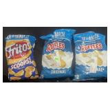 2 Ruffles Original 16 Servings each bag , Fritos