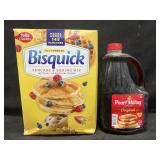 96oz Bisquick pancake & baking mix & 64 fl oz