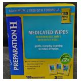 Preparation H medicated wipes 180 count