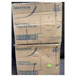 2- Marathon Centerpull Paper Towel Dispensers