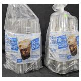 2- Clear Plastic 20oz cups 120 count each