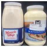 1 gal. Miracle Whip dressing & 1 gal. Extra Heavy