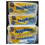 8- 300ct. Pouches of Napkins