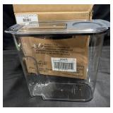 2pk. Rubbermaid Clear Plastic Containers